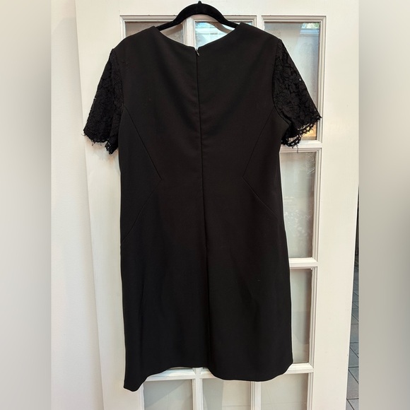 Maggy London Classic Elegant Timeless Black Lace Midi Dress Women’s Size 14 L XL - Picture 4 of 9